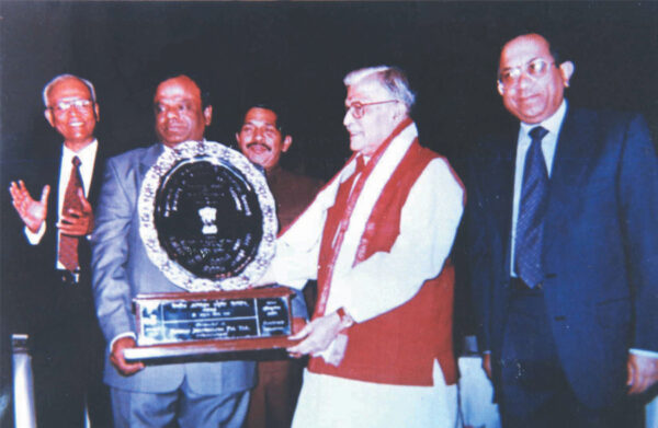 Best R&D Efforts Award from Prof. Murali Manohar Joshi – for the year 1998 – 1999