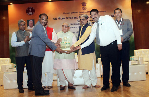 National Award for “Best Quality” accorded by MSME-201