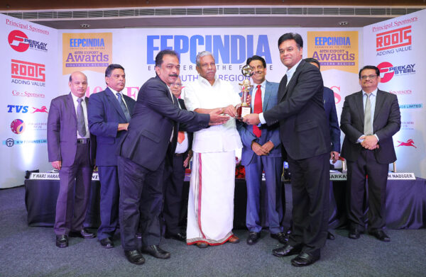 Regional Award for Star Performer in Exports from EEPC India – for the year 2016 – 2017